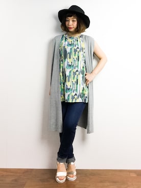 「ハットコーデ」｜Rachelさん（レディース・149cm）の春コーディネート