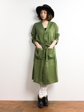 「Samansa Mos2（サマンサ モスモス）のアイテム（ジャケット/アウター）」を使った、Rachelさん（レディース・149cm）の春コーディネート