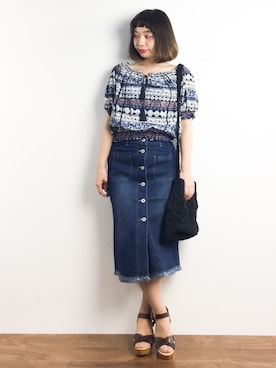 Rachelさん（レディース・149cm）の春コーディネート