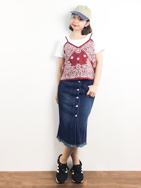 Rachelさん（レディース・149cm）の春コーディネート