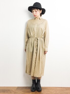 「ハットコーデ」｜Rachelさん（レディース・149cm）の春コーディネート