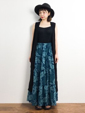 「ハットコーデ」｜Rachelさん（レディース・149cm）の春コーディネート