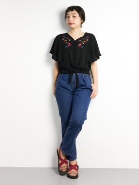 Rachelさん（レディース・149cm）の春コーディネート