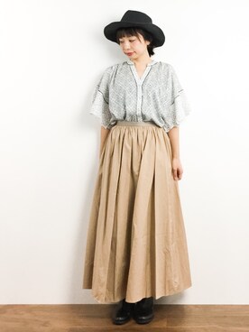 「ハットコーデ」｜Rachelさん（レディース・149cm）の春コーディネート