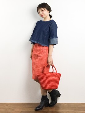 Rachelさん（レディース・149cm）の春コーディネート