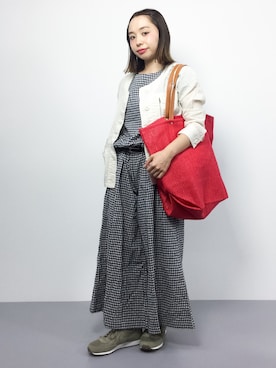 「cepo（セポ）のアイテム（ブルゾン）」を使った、Rachelさん（レディース・149cm）の春コーディネート