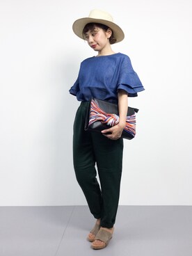 「ハットコーデ」｜Rachelさん（レディース・149cm）の春コーディネート