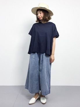 「ハットコーデ」｜Rachelさん（レディース・149cm）の春コーディネート