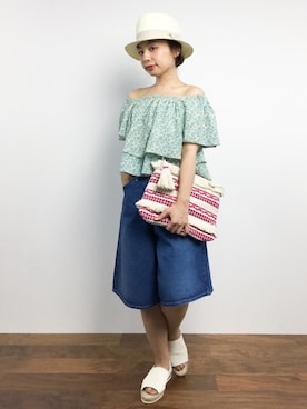 Rachelさん（レディース・149cm）の夏コーディネート