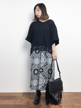 Rachelさん（レディース・149cm）の夏コーディネート