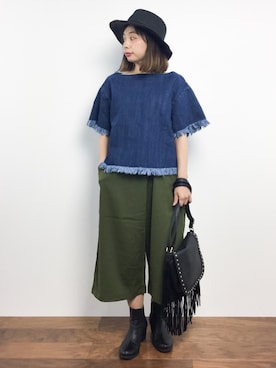 Rachelさん（レディース・149cm）の夏コーディネート