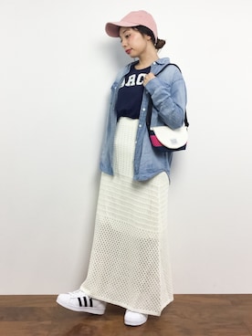 Rachelさん（レディース・149cm）の夏コーディネート