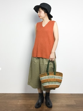 Rachelさん（レディース・149cm）の夏コーディネート