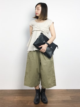 「je（ジェイイー）のアイテム」を使った、Rachelさん（レディース・149cm）の夏コーディネート