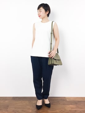 「je（ジェイイー）のアイテム」を使った、Rachelさん（レディース・149cm）の夏コーディネート