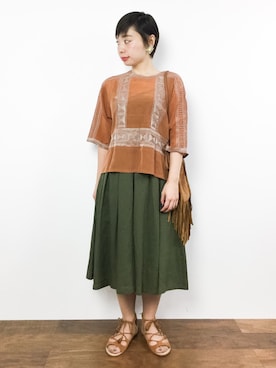 Rachelさん(レディース・149cm)の夏コーディネート