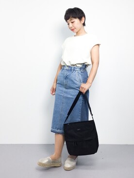 「Callipigia（カッリピージャ）のアイテム」を使った、Rachelさん（レディース・149cm）の夏コーディネート