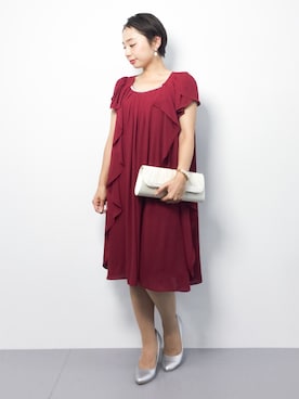 「Dorry Doll（ドリードール）のアイテム（バッグ）」を使った、Rachelさん（レディース・149cm）の夏コーディネート