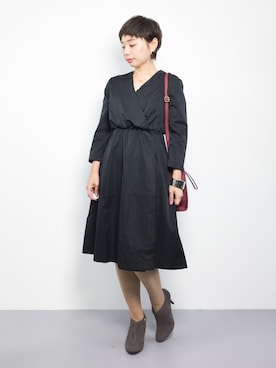 「Stephanie（ステファニエ）のアイテム」を使った、Rachelさん（レディース・149cm）の秋コーディネート