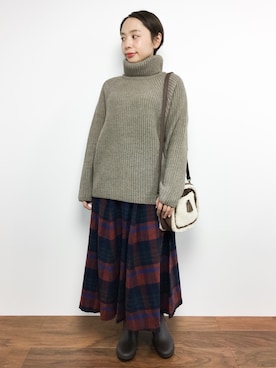 「milady（ミレディ）のアイテム」を使った、Rachelさん（レディース・150cm）の秋コーディネート