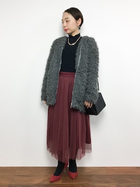 Rachelさん（レディース・150cm）の秋コーディネート