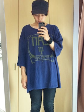 「C-PLUS HEAD WEAR（シープラスヘッドウェアー）のアイテム（キャップ）」を使った、whitenoiseさん（メンズ・175cm）の春コーディネート