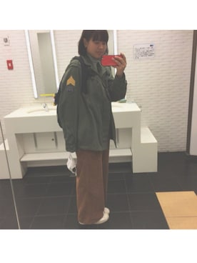 「iFace」｜「アイテム（ジャケット/アウター）」を使った、reipenguinさん（レディース・165cm）の秋コーディネート