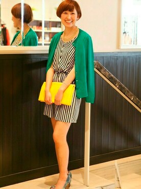 本社STAFFさん（レディース・164cm）の春コーディネート