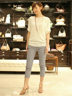 本社STAFFさん(レディース・164cm)の春コーディネート