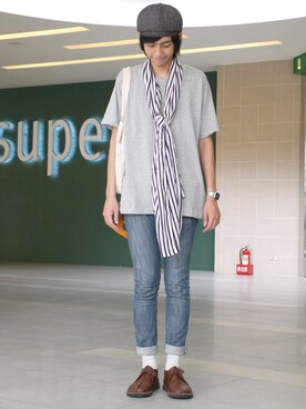 「cheap monday」｜「アイテム（その他）」を使った、唯家 Vegaさん（メンズ・177cm）の夏コーディネート