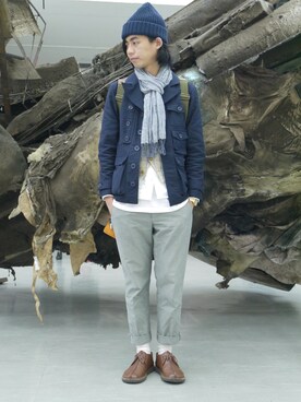 「HAVERSACK」｜唯家 Vegaさん（メンズ・177cm）の冬コーディネート