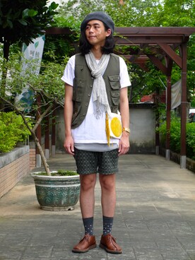 「ZALORA（-）のアイテム（その他）」を使った、唯家 Vegaさん（メンズ・177cm）の秋コーディネート
