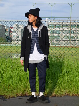 「ZALORA（-）のアイテム（その他）」を使った、唯家 Vegaさん（メンズ・177cm）の秋コーディネート