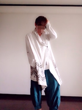 「チャイハネ（チャイハネ）のアイテム（その他アウター）」を使った、Ra!n.さん（メンズ・165cm）の秋コーディネート