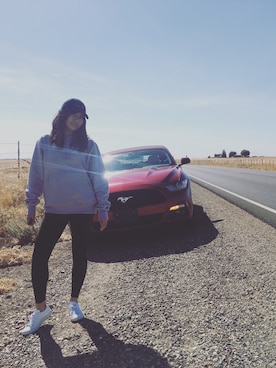 「TRIP」｜「アイテム（キャップ）」を使った、ximanwangさん（レディース・167cm）の秋コーディネート