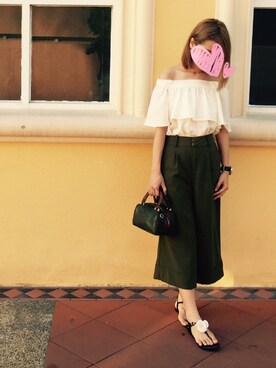 「PANERAI（パネライ）のアイテム」を使った、Arielさん（レディース・168cm）の夏コーディネート