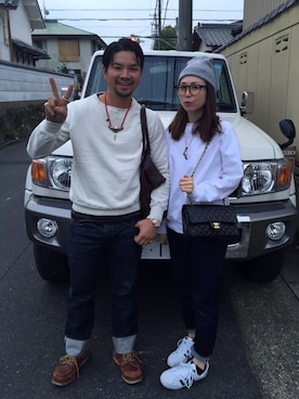「BEAMS BOY（ビームスボーイ）のアイテム（ブーツ）」を使った、Ryukiさん（メンズ・165cm）の冬コーディネート