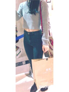 「MONKI」｜Yuki Shimadaさん（レディース・155cm）の秋コーディネート