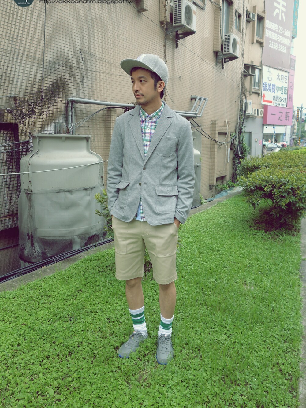 「And Aのワッフルレーサー VNTG (NIKE)（スニーカー）」を使った、plain-me_Akkoさん（メンズ・177cm）の春コーディネートの1枚目の写真