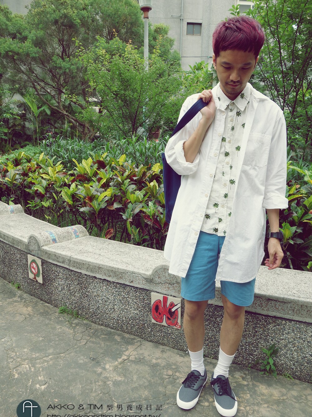「united arrows、 LONG SHIRT、radiant、nick wooster」｜「UNITED ARROWSの＜NICK WOOSTER＋UNITED ARROWS＞ スニーカー（スニーカー）」を使った、plain-me_Akkoさん（メンズ・177cm）の春コーディネートの1枚目の写真
