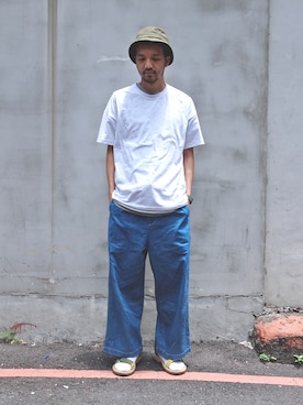 「suicoke（スイコック）のアイテム（その他）」を使った、plain-me_Akkoさん（メンズ・177cm）の夏コーディネート