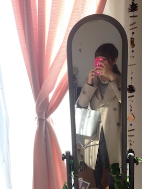 「N.（N. Natural Beauty Basic）（エヌエヌナチュラルビューティーベーシック）のアイテム（トレンチコート）」を使った、chiakiさん（レディース・153cm）の春コーディネート