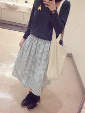 まつ子さん(レディース・152cm)の秋コーディネート