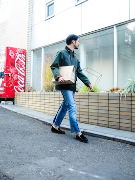 「原宿」｜ADDさん（メンズ・175cm）の冬コーディネート