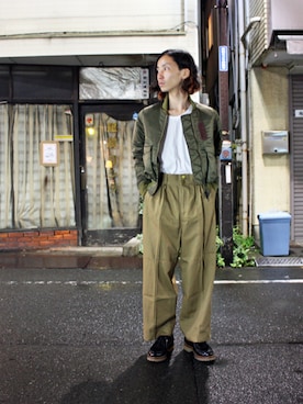 「banalchicbizarre」｜「アイテム（ジャケット/アウター）」を使った、ADDさん（メンズ・170cm）の秋コーディネート