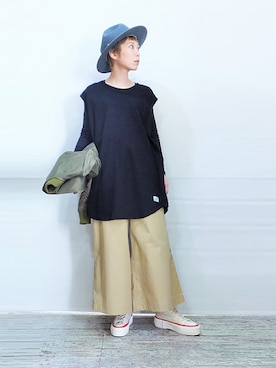 「バナルシックビザール」｜ADDさん（レディース・155cm）の冬コーディネート