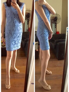 「sheのアイテム」を使った、萌萌小馒头么么哒さん（レディース・167cm）の春コーディネート