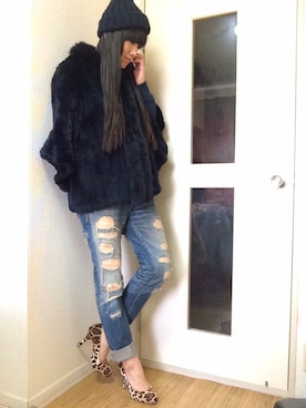 KIYOKOHさん（レディース・163cm）の冬コーディネート