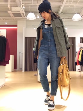 「Linea Pelle（リネアペレ）のアイテム」を使った、KIYOKOHさん（レディース・163cm）の夏コーディネート