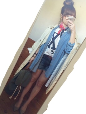 🅰🅺🅴🅼🅸さん(レディース・151cm)の春コーディネート